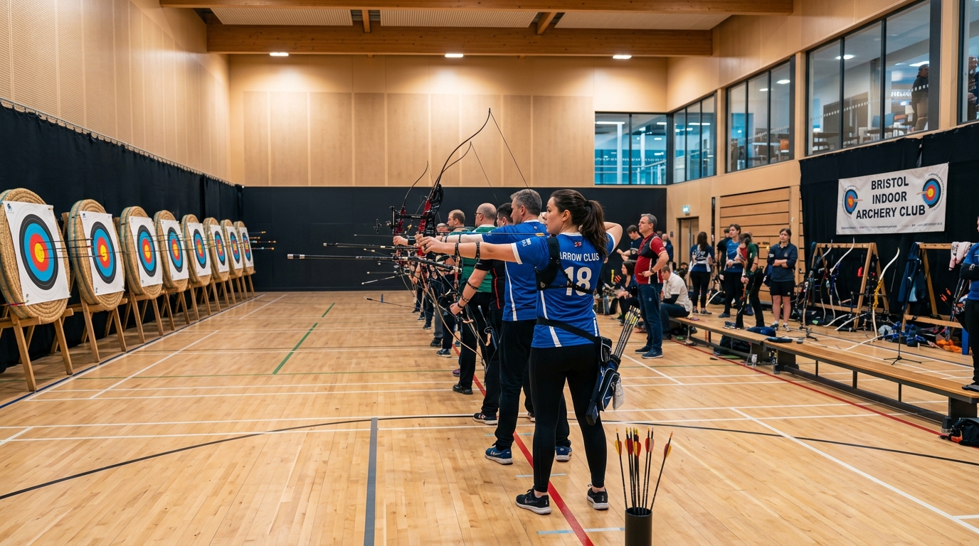 Indoor archery session